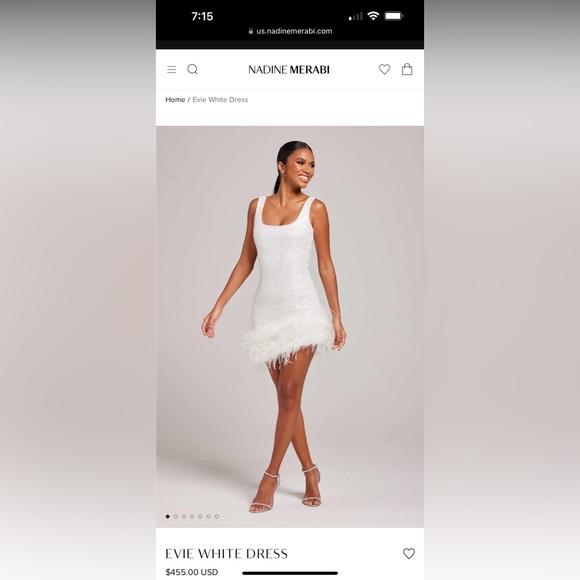 Nadine Merabi Evie White Dress - Picture 4 of 4